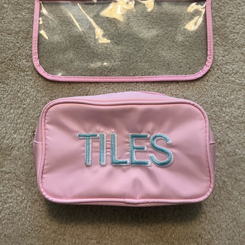 Pink Mahjong Tile Bags (2)